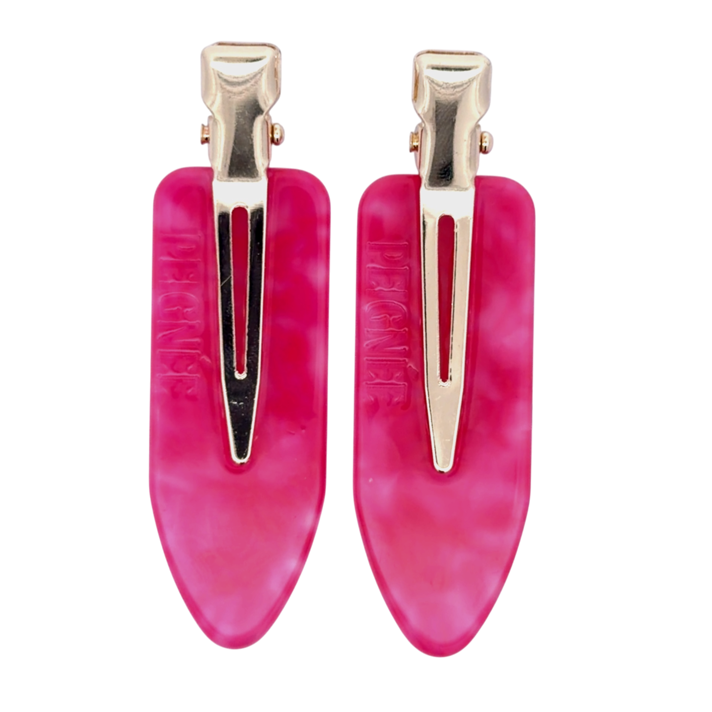 Hair clips - Fuchsia