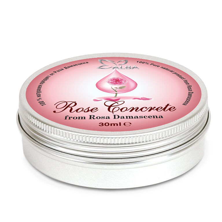 Bulgarian Rose Concrete (Rosa Damascena) — 100% Pure & Natural Wax-like Concentrate (30ml)
