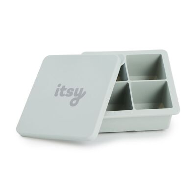 Itsy Snack + Store Tray - Grey