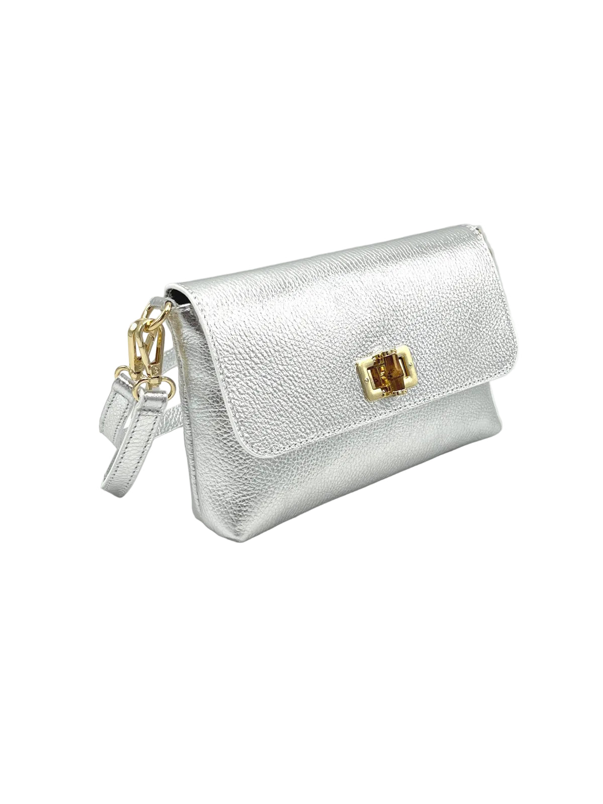 Borsa a tracolla in vera pelle con 2 manici, Made in Italy, art.112760LA