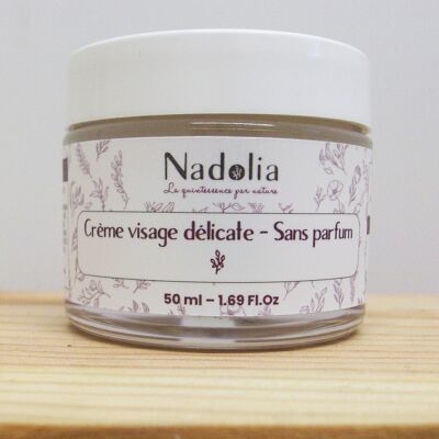 Crema facial delicada - Sin fragancia