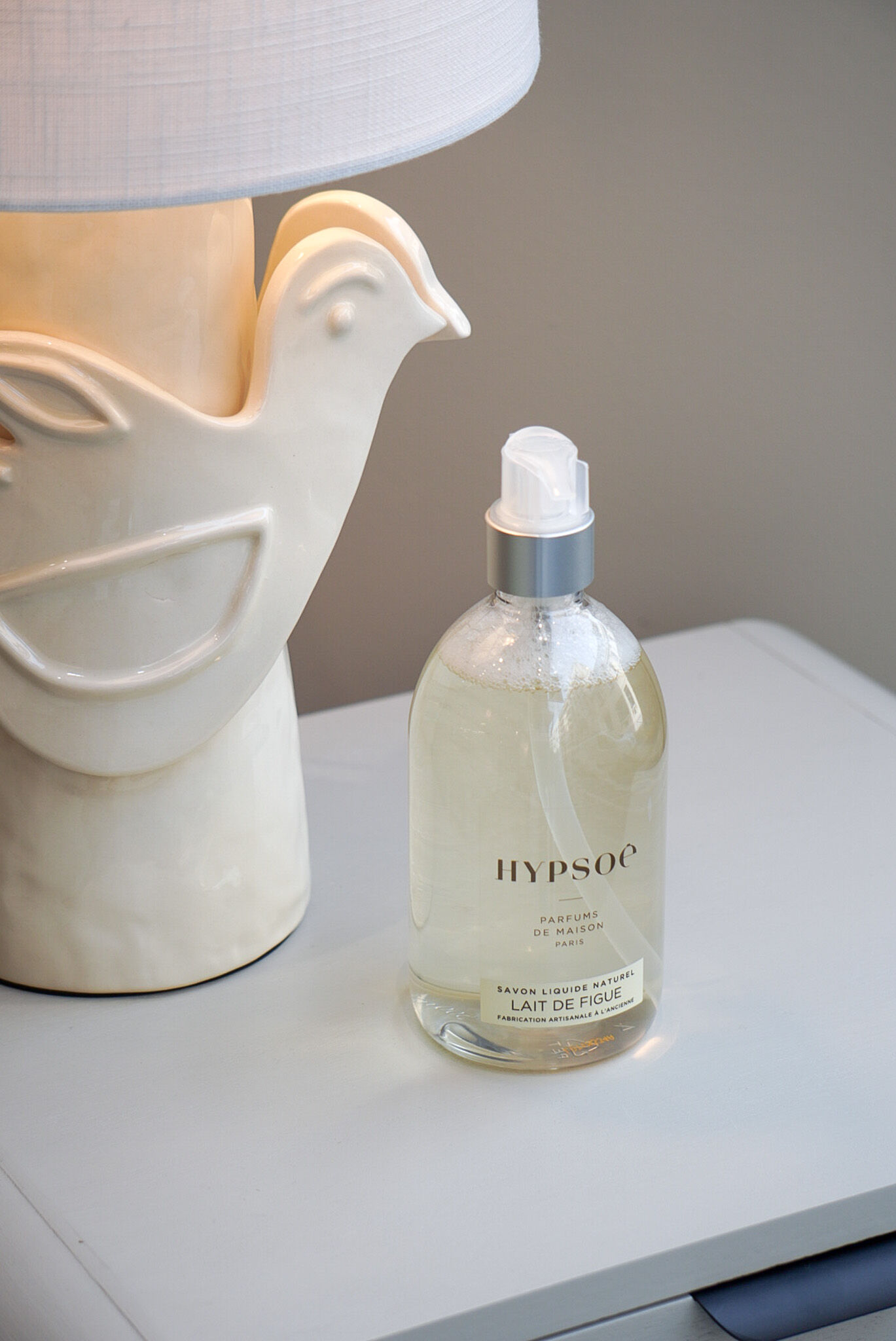 Jabón líquido de leche de higo Hypsoé para cuerpo y manos
