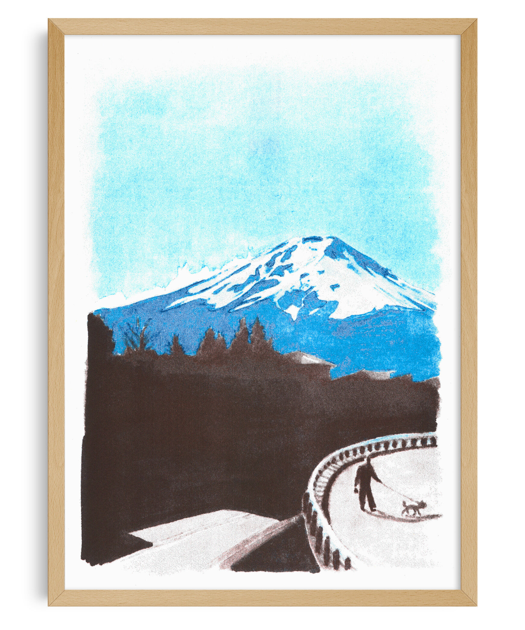 A3 poster - Goo Ltd - On the train back from Fujikawaguchiko, 2009