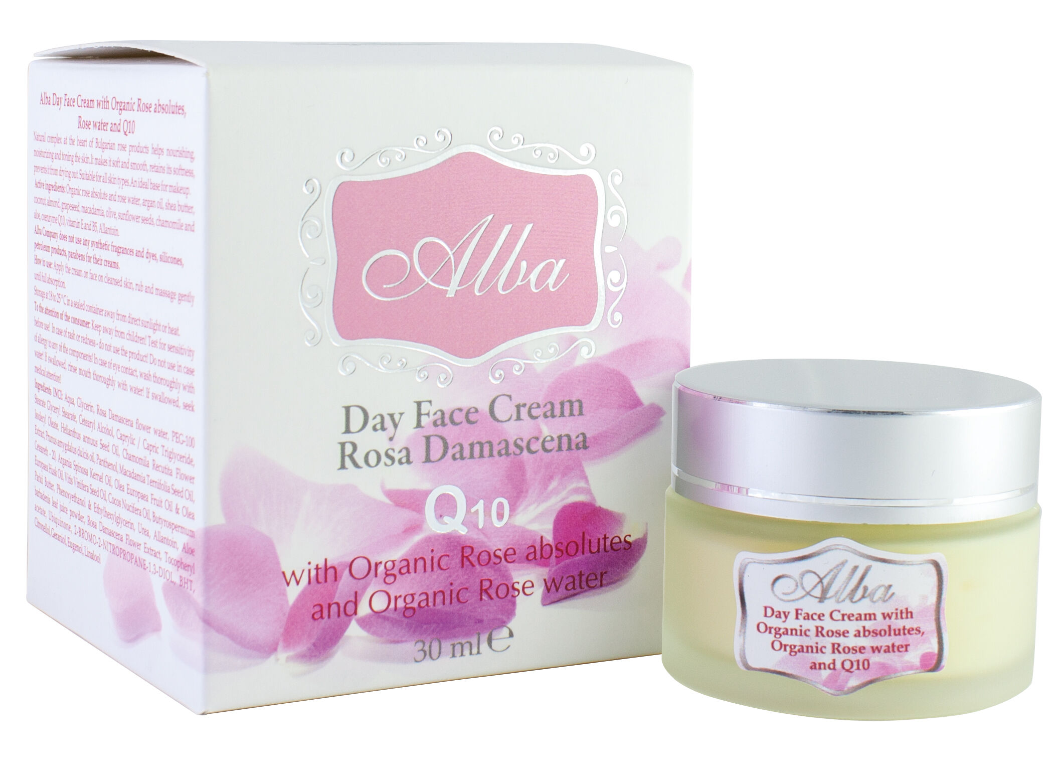 Rejuvenating Day Face Cream with Rose Absolute & Q10 — 30 ml