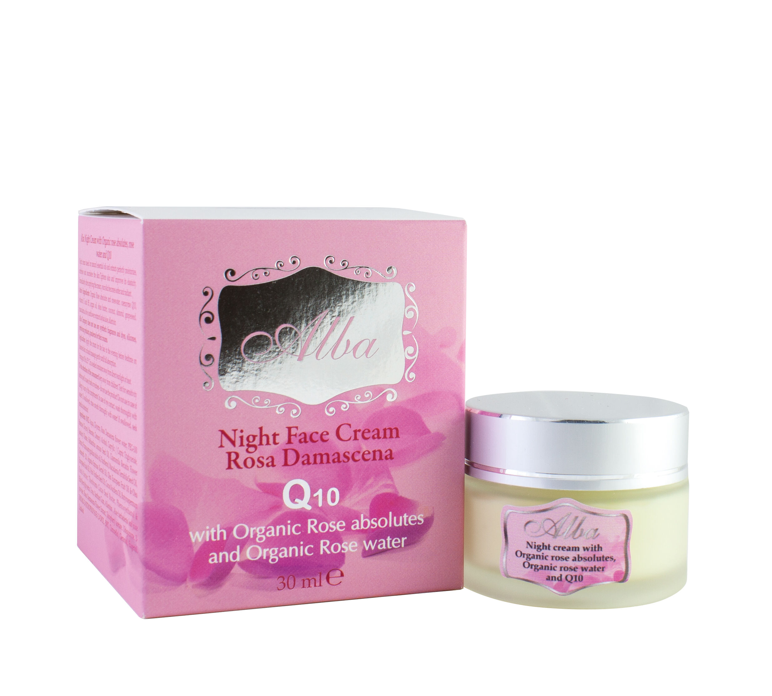 Anti-Aging Rose Absolute Night Face Cream with Q10 — 30 ml