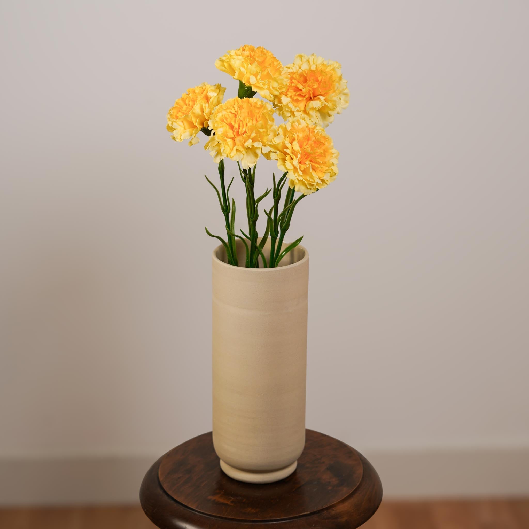 Fiore artificiale di alta gamma - Garofano giallo