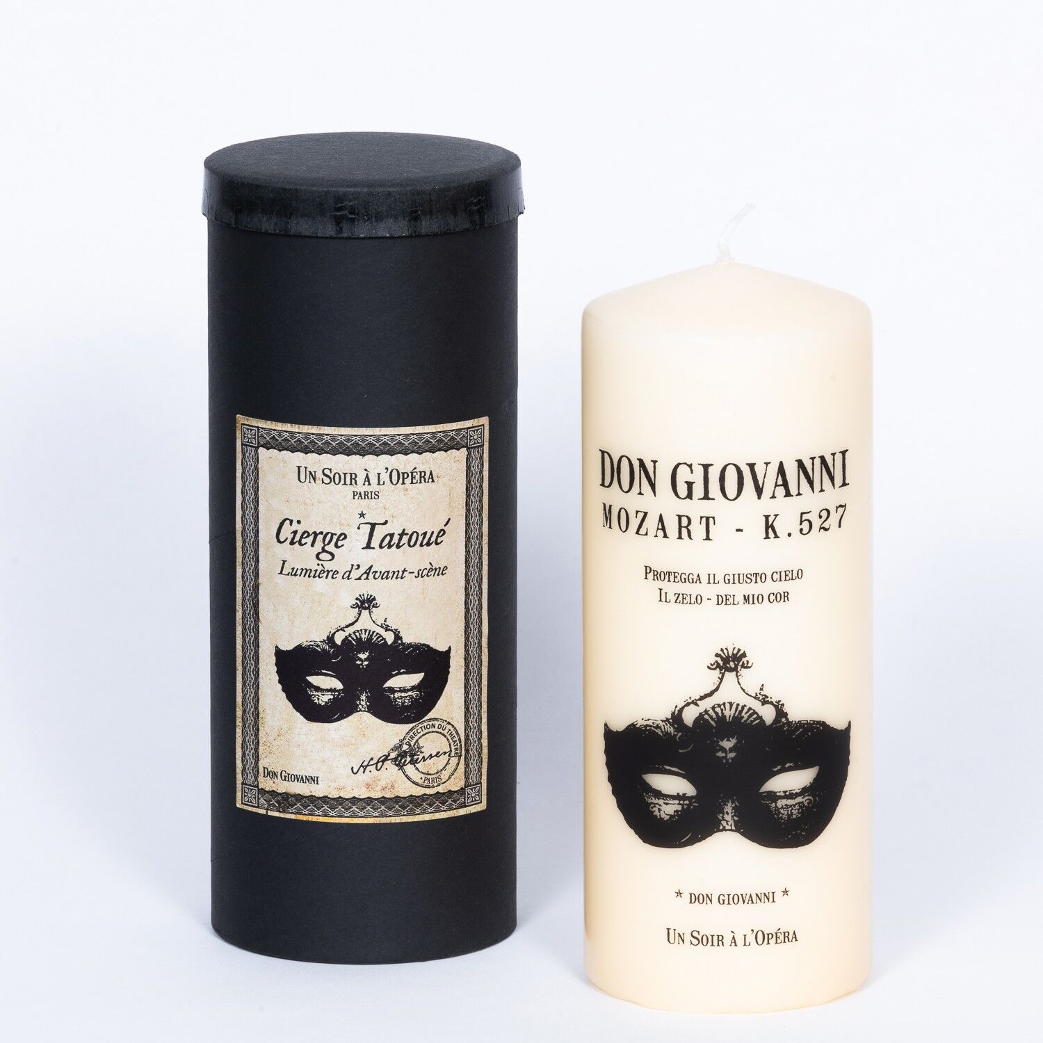 Dekorative Stumpenkerze – Don Giovanni