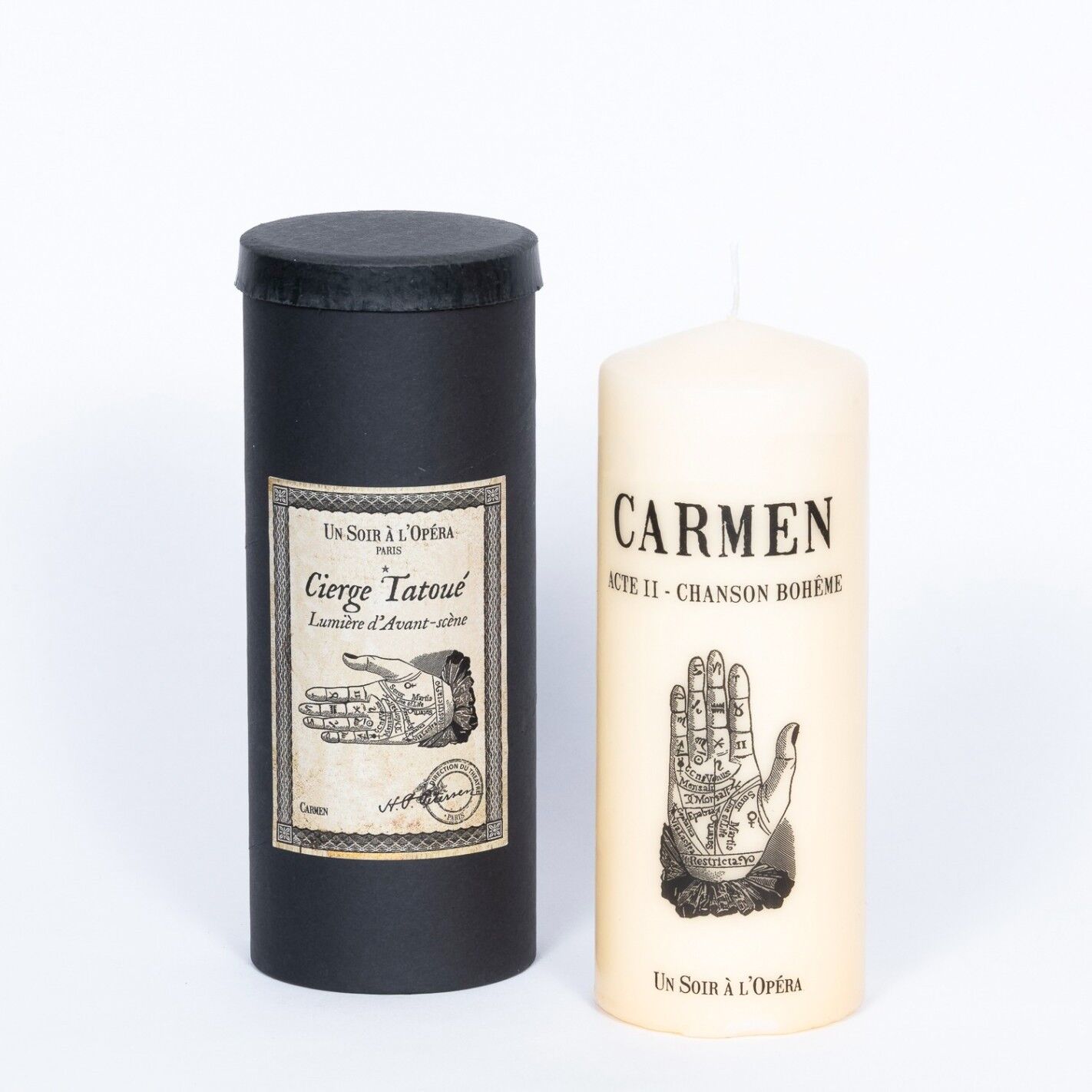 Bougie pilier Décorative - Carmen Chanson Bohème