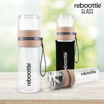 reboottle® TEA GLASS - Botella para beber sostenible 4