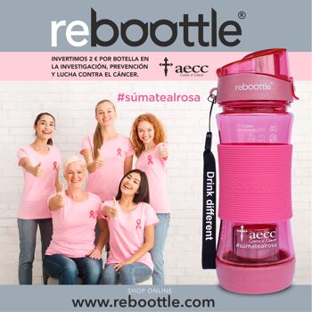 reboottle® · THÉ ROSA AECC - Botella sostenible para beber 4