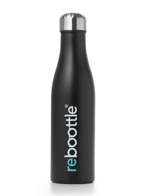 reboottle® · THERMO NEGRA - Botella sostenible para beber