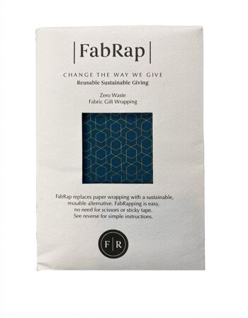 Emballage cadeau réutilisable FabRap Furoshiki - Pack de démarrage premium de 10 pièces 13