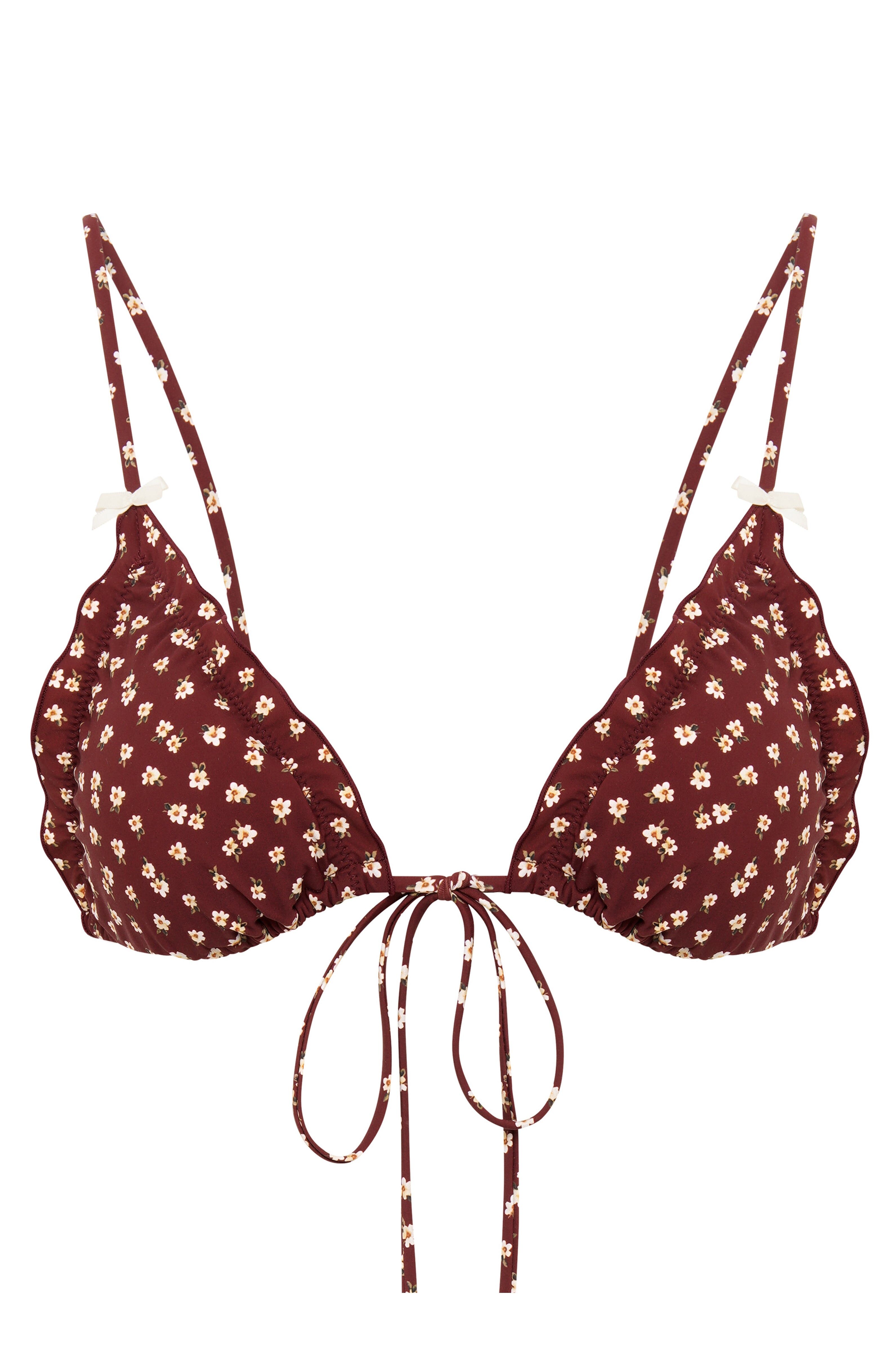 Samt-Martini-Bikini-Top