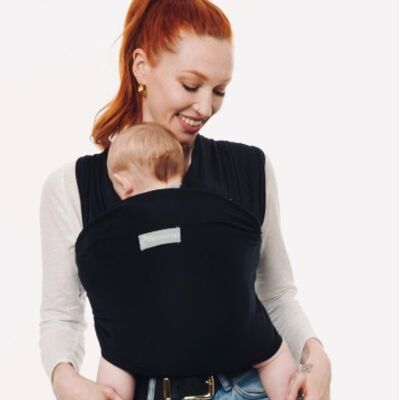 Raven Black Baby Sling Wrap