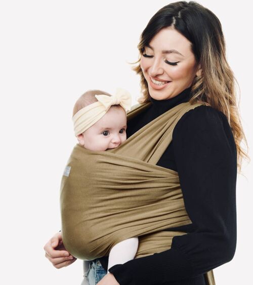 Olive Green Baby Sling Wrap
