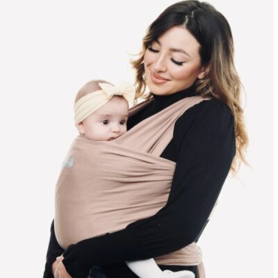 Mocha Cream Baby Sling Wrap