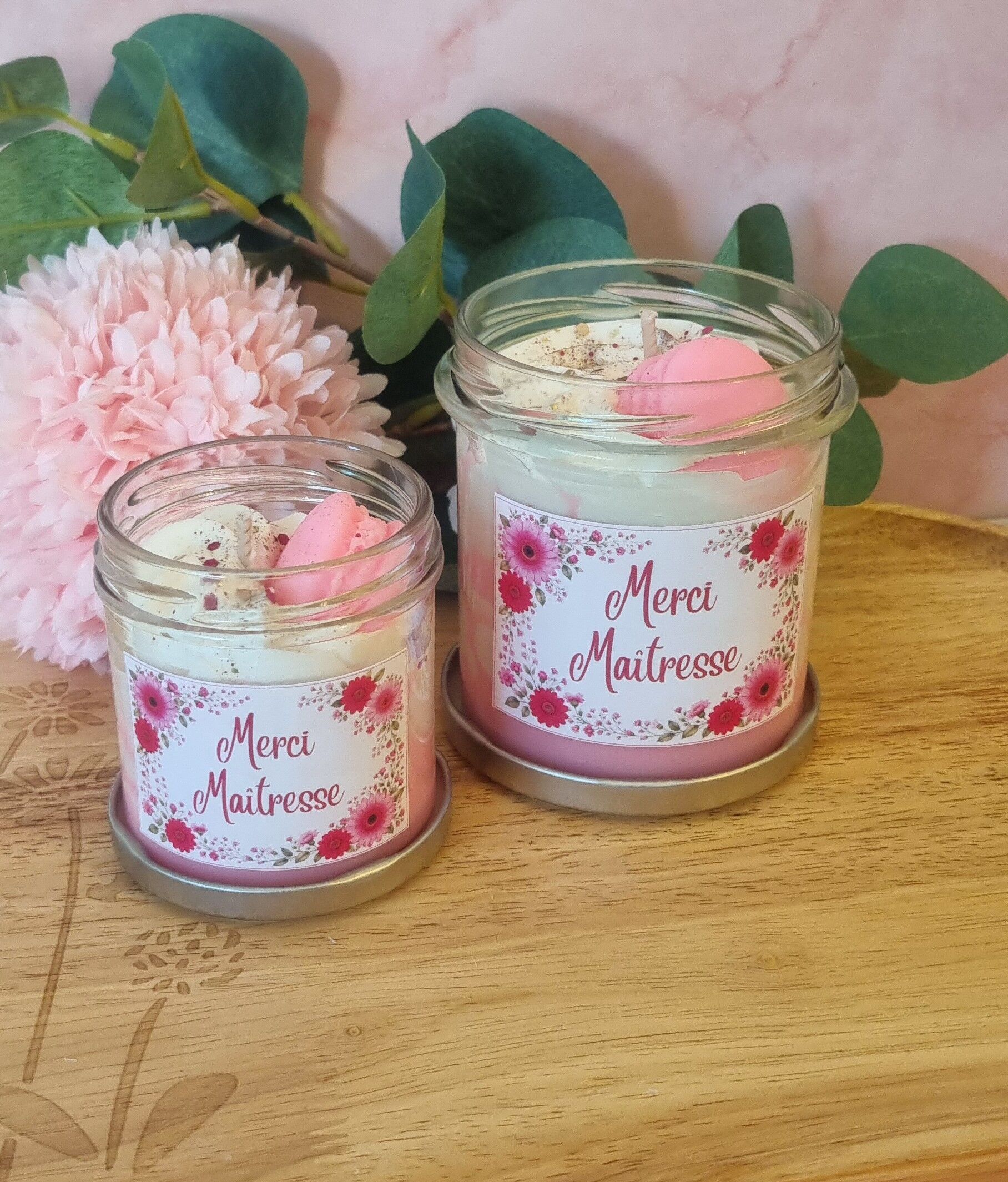 Bougie gourmande Merci Maîtresse parfum Fleur de cerisier