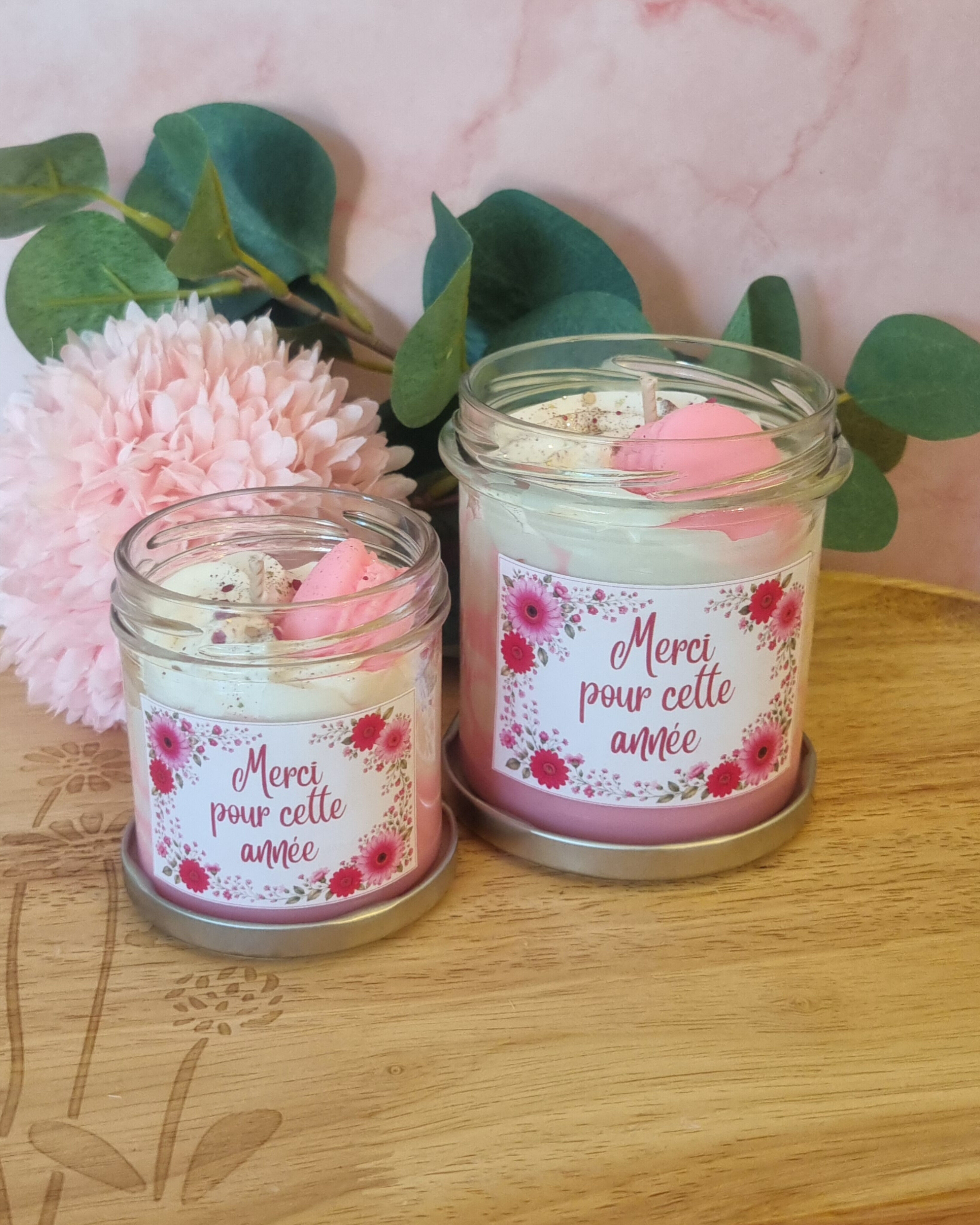 Bougie gourmande Cadeau Maîtresse parfum Fleur de cerisier