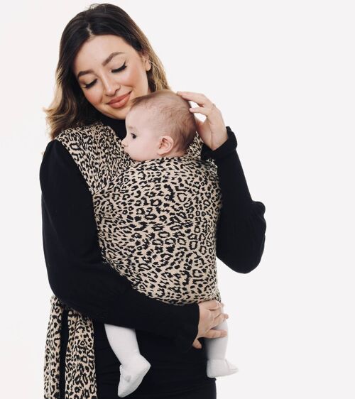 Leopard Baby Sling Wrap