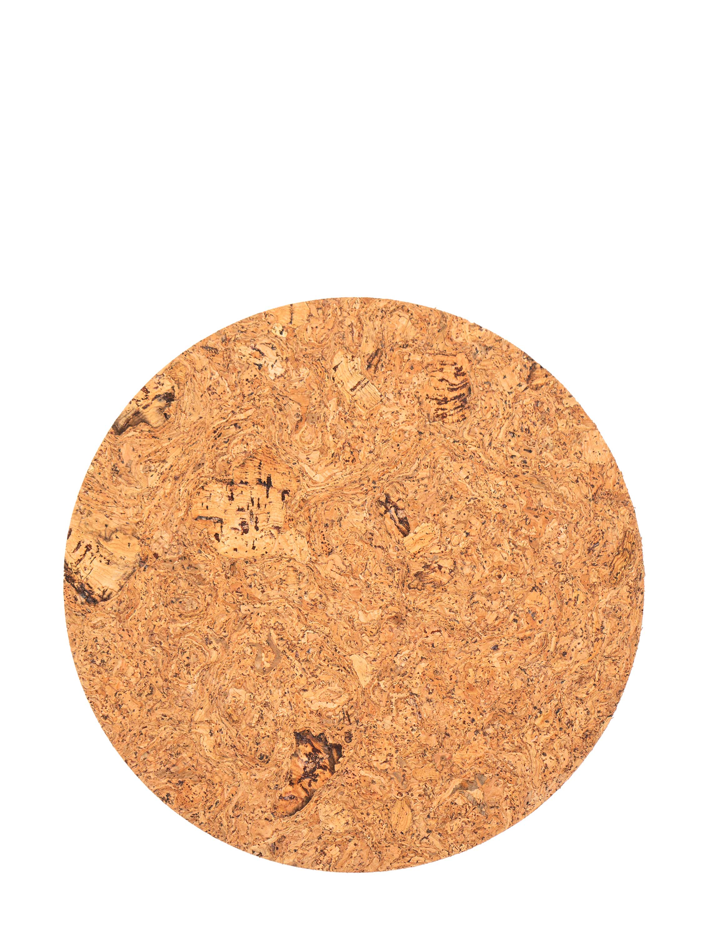Rundes Tischset aus Naturkork – Natur