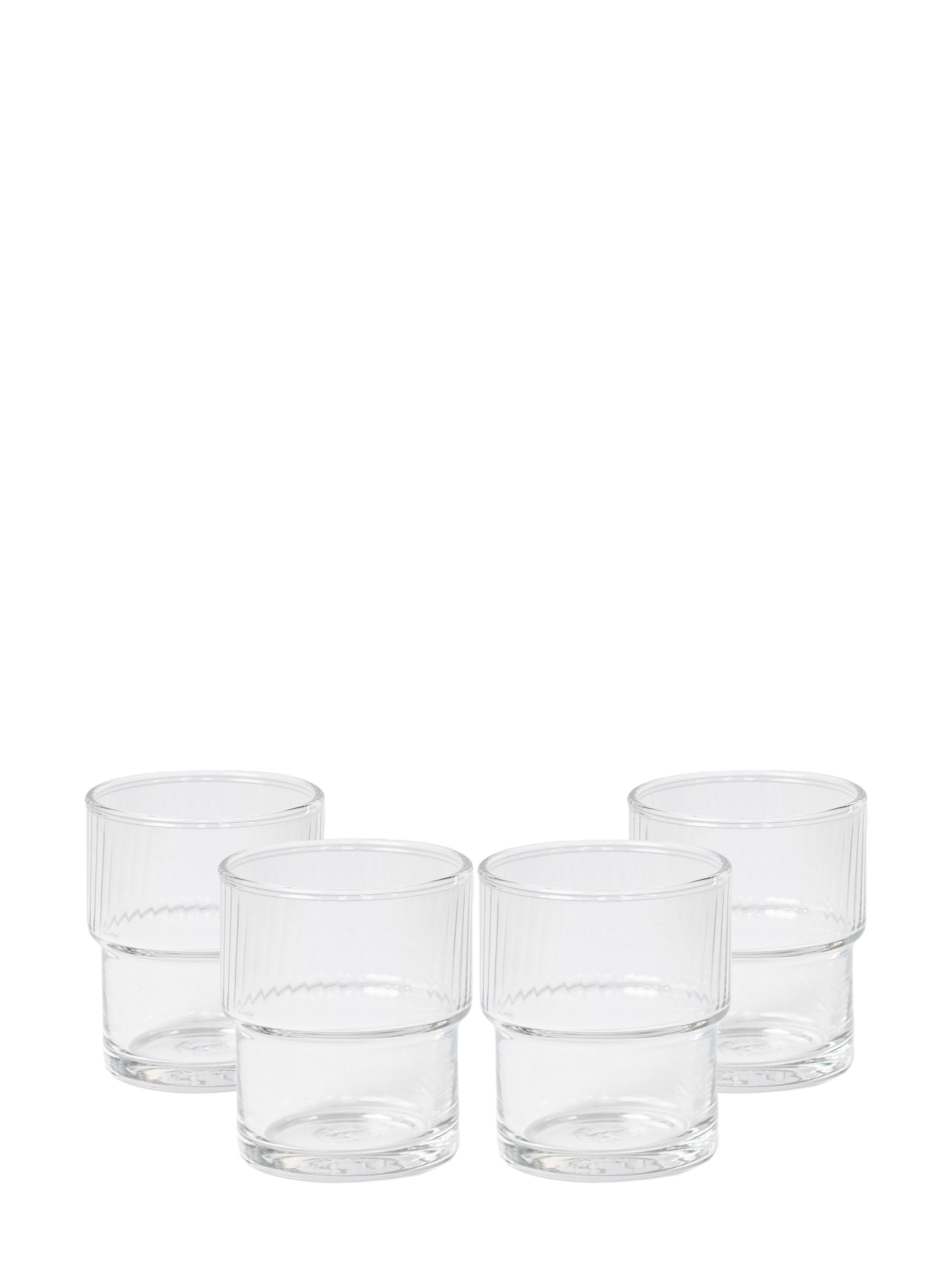 Stapelglas klein - 4er-Set