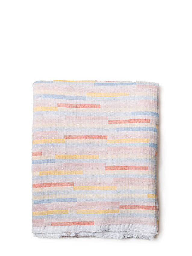 Connect Throw A – Rosa / Mehrfarbig