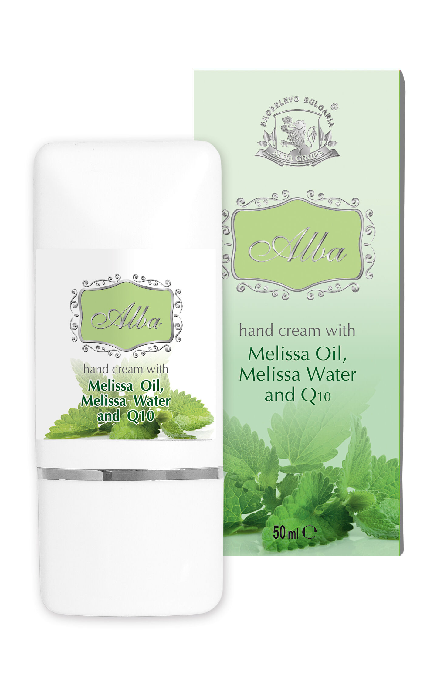 Soothing Melissa & CoQ10 Hand Cream — Relaxing Care for Sensitive Skin — 50 ml