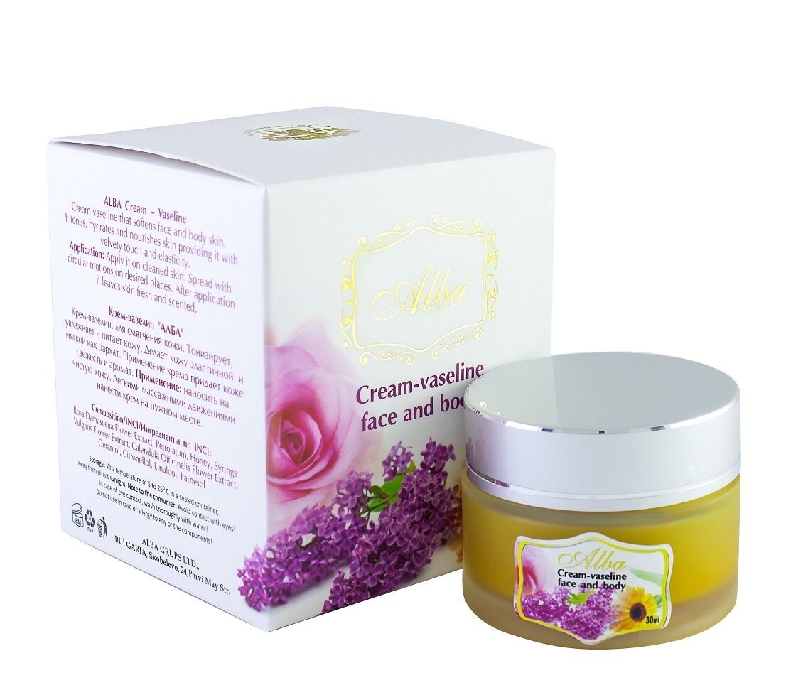 Face & Body Rescue Balm ALBA — Intensive Care with Organic Rosa Damascena, Honey & Lilac — 30ml