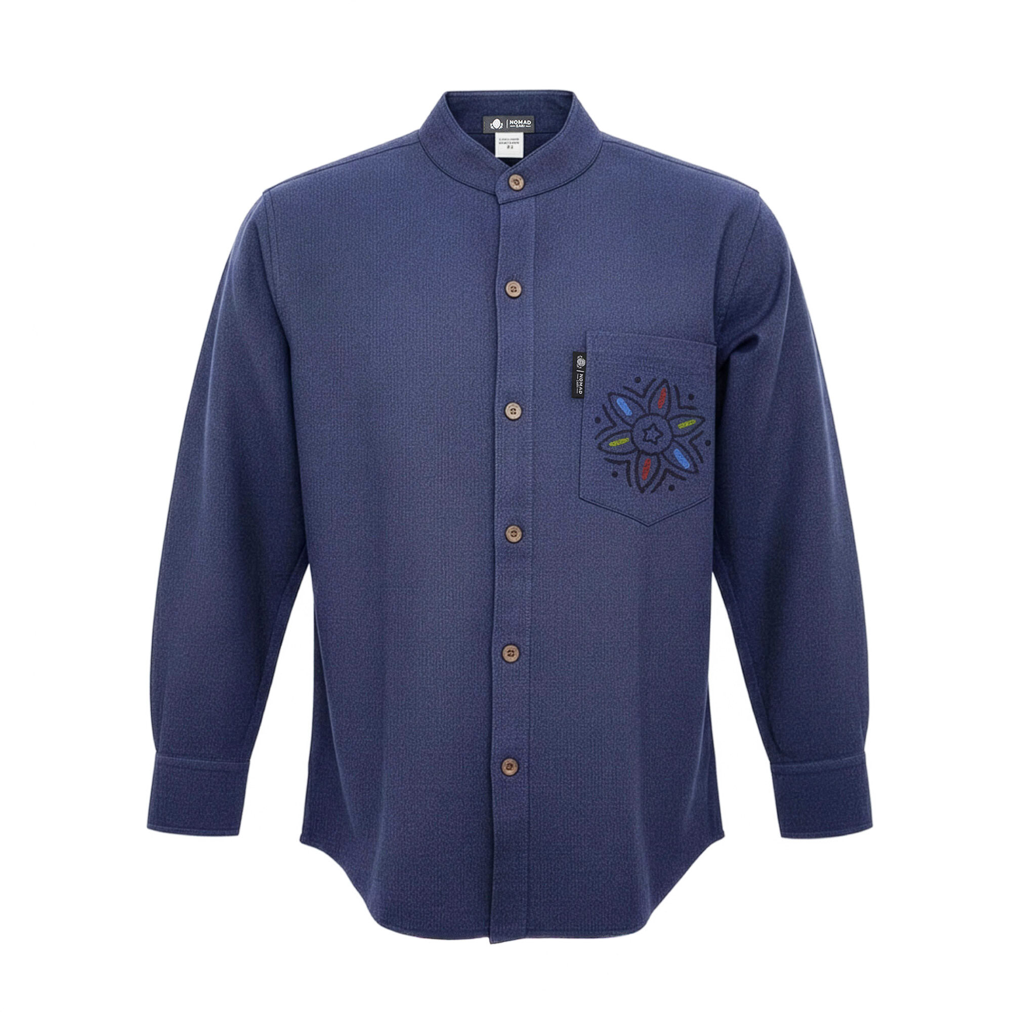Camisa Kathmandu Nomad Sari - Índigo