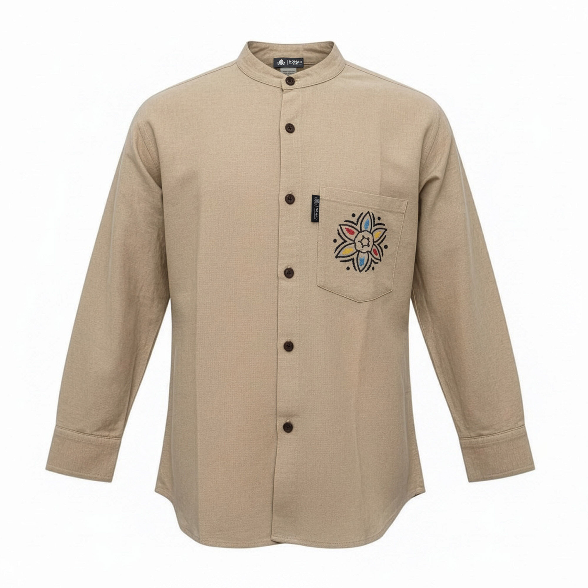 Camisa Kathmandu Nomad Sari - Piedra