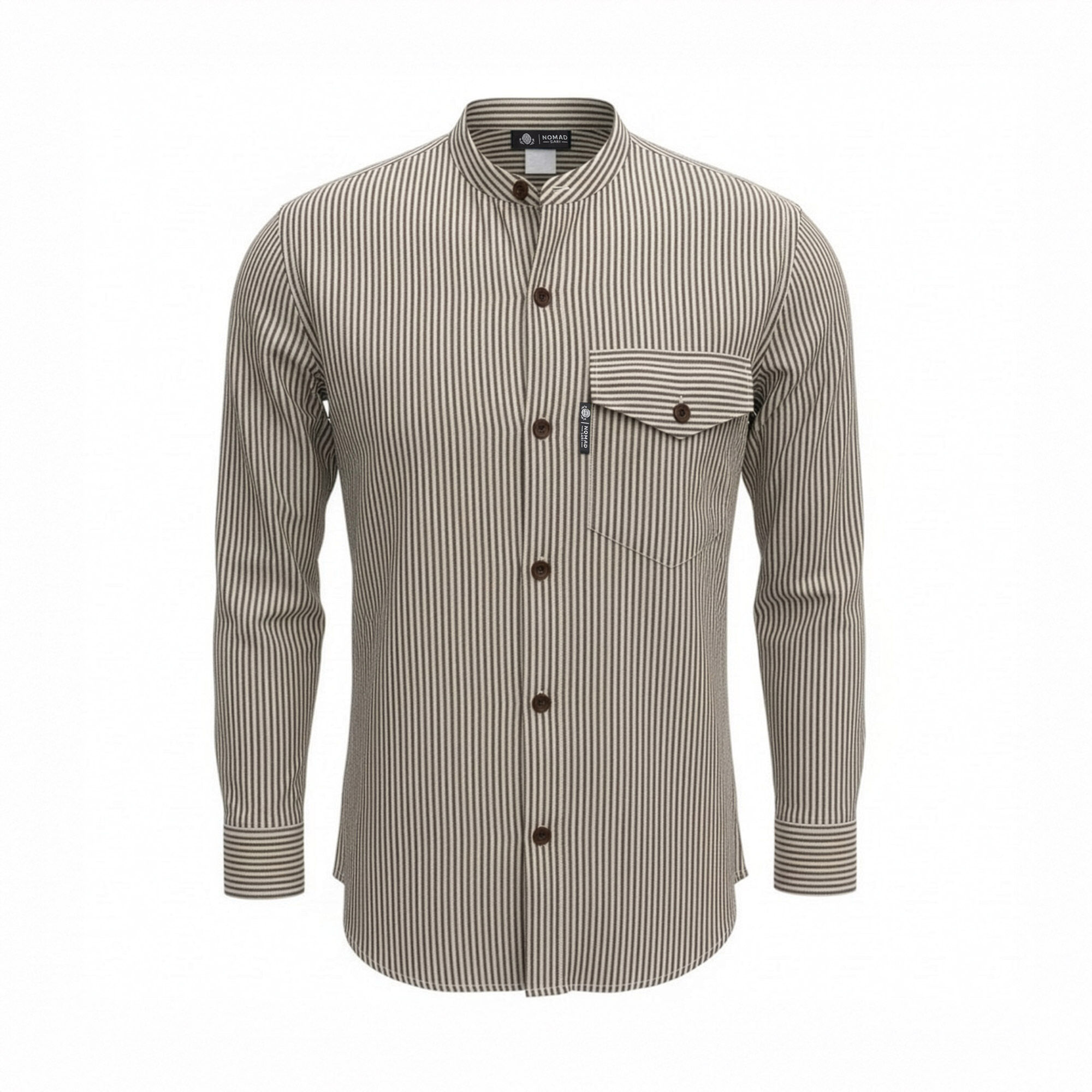 Camisa Abuelo Nomad Sari - Gris Piedra