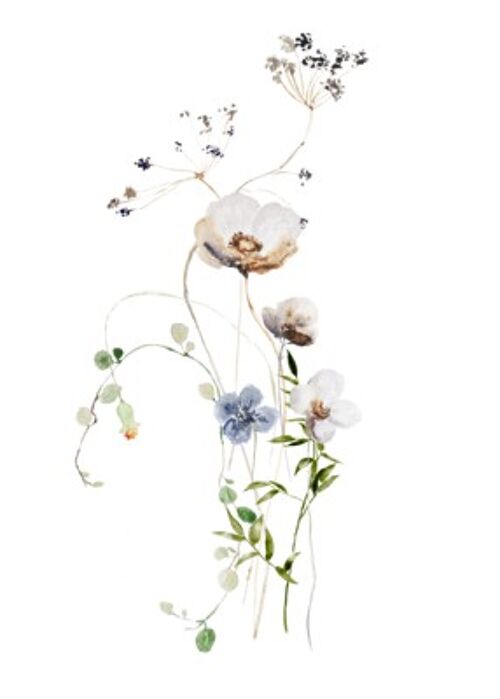 Duurzame kaart `wildflowers I