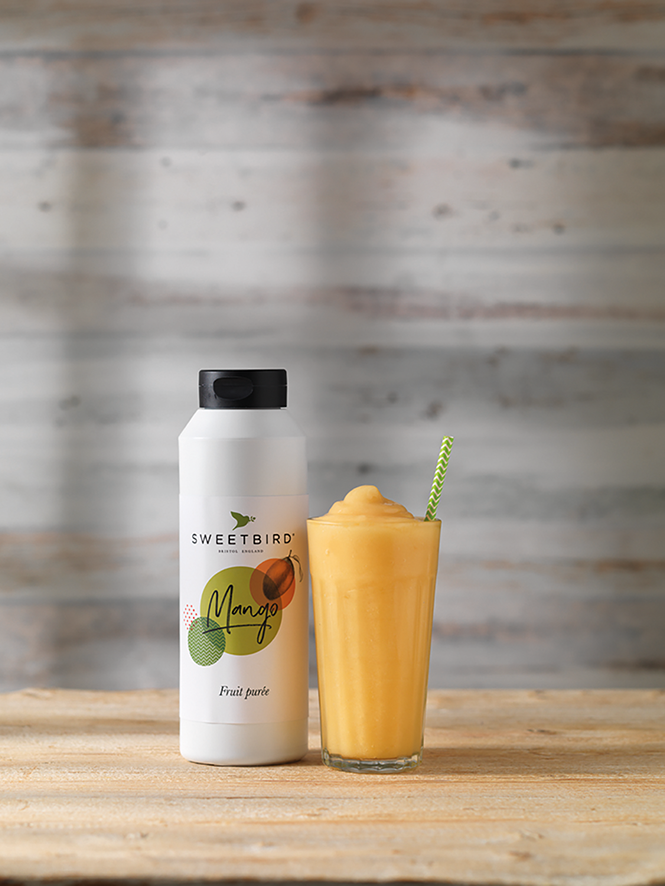 Sweetbird - Puré de Mango para Cócteles y Cócteles sin Alcohol - 1L - Vegano y Sin Gluten