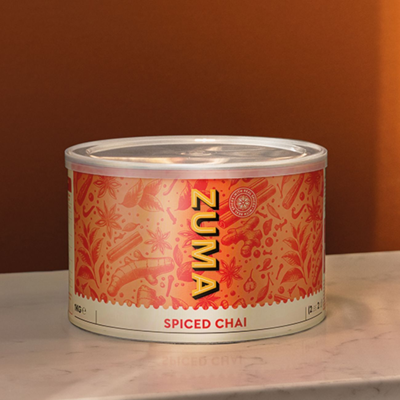 Zuma - Polvo de chai especiado - 1 kg - Vegano y sin lácteos