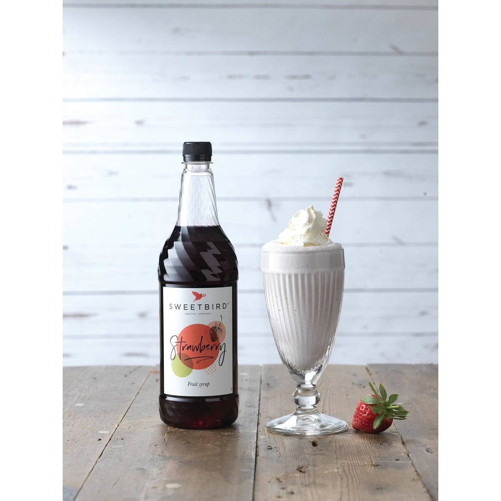 Sweetbird - Jarabe de fresa - 1 litro