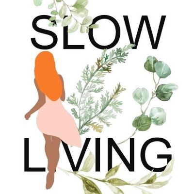 Sustainable card - Slow living