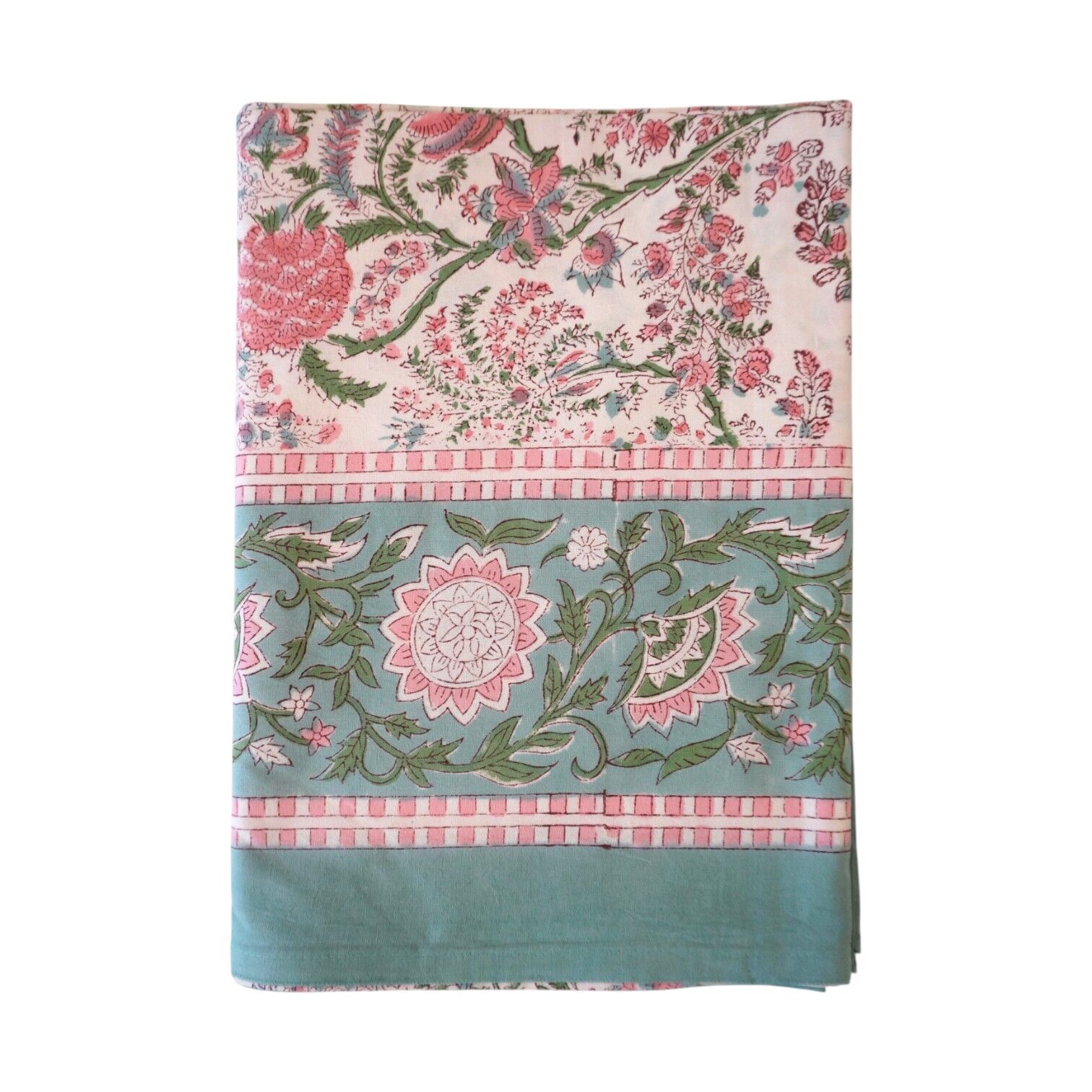 Rectangular tablecloth in printed cotton "Palmyra"
