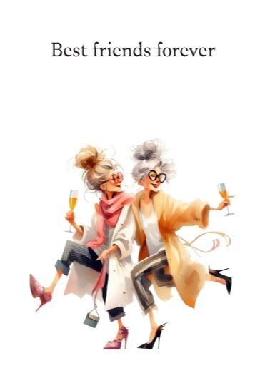 Cartolina sostenibile - Migliori amici