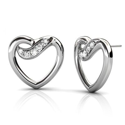 Angel earrings - Silver and Crystal I MYC-Paris.com