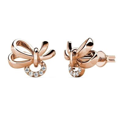 Posie earrings - Rose Gold and Crystal I MYC-Paris.com