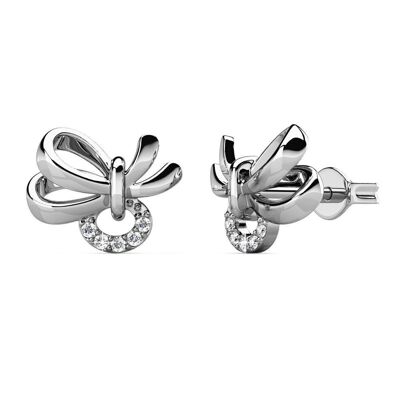 Posie earrings - Silver and Crystal I MYC-Paris.com