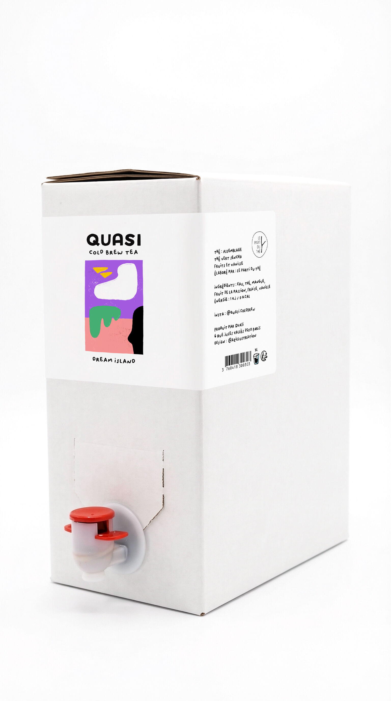 COLD BREW TEA - QUASI "Dream Island" - Cubi 3L
