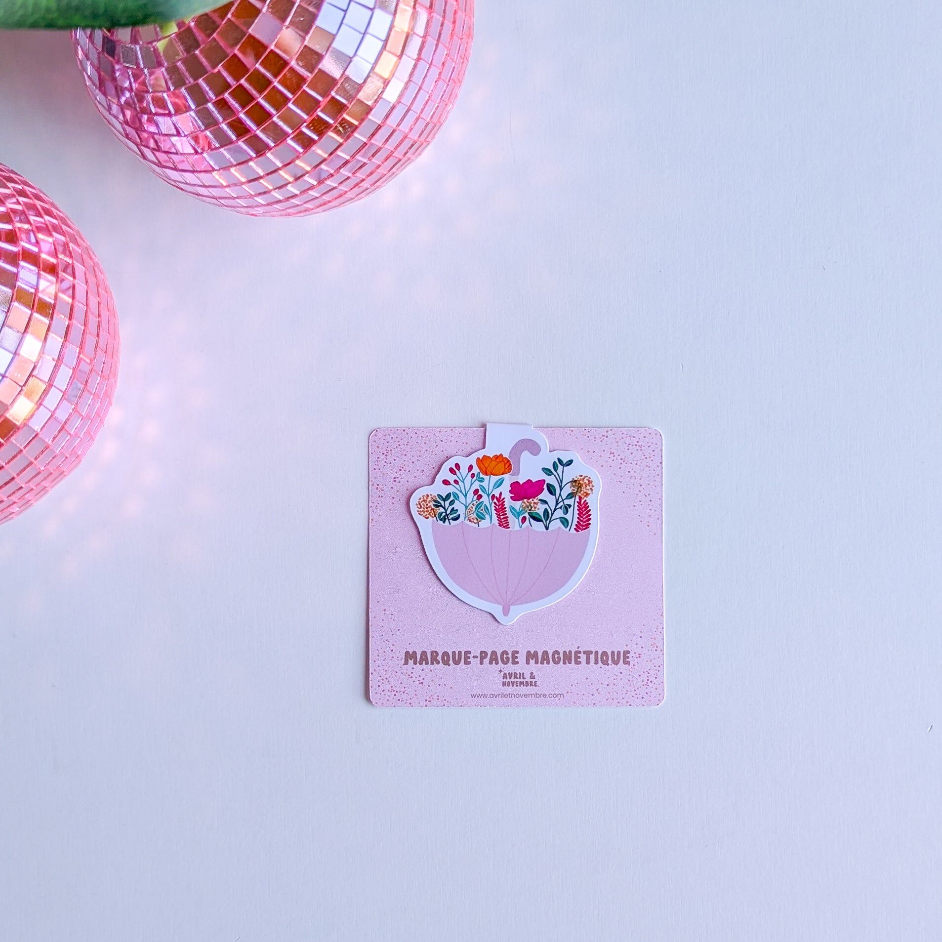 Magnetisches Lesezeichen – Blumenschirm