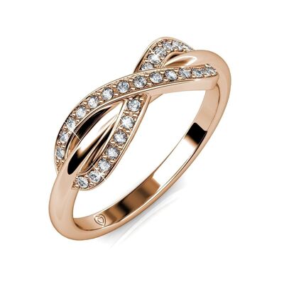 Trist Ring - Rose Gold and Crystal I MYC-Paris.com