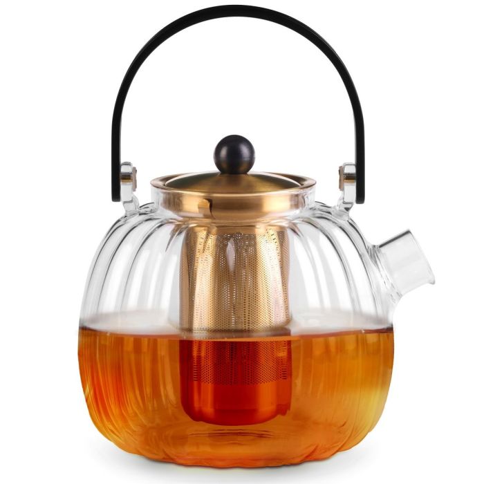 Zaparzacz do herbaty 1000ml złoty Volare 1746