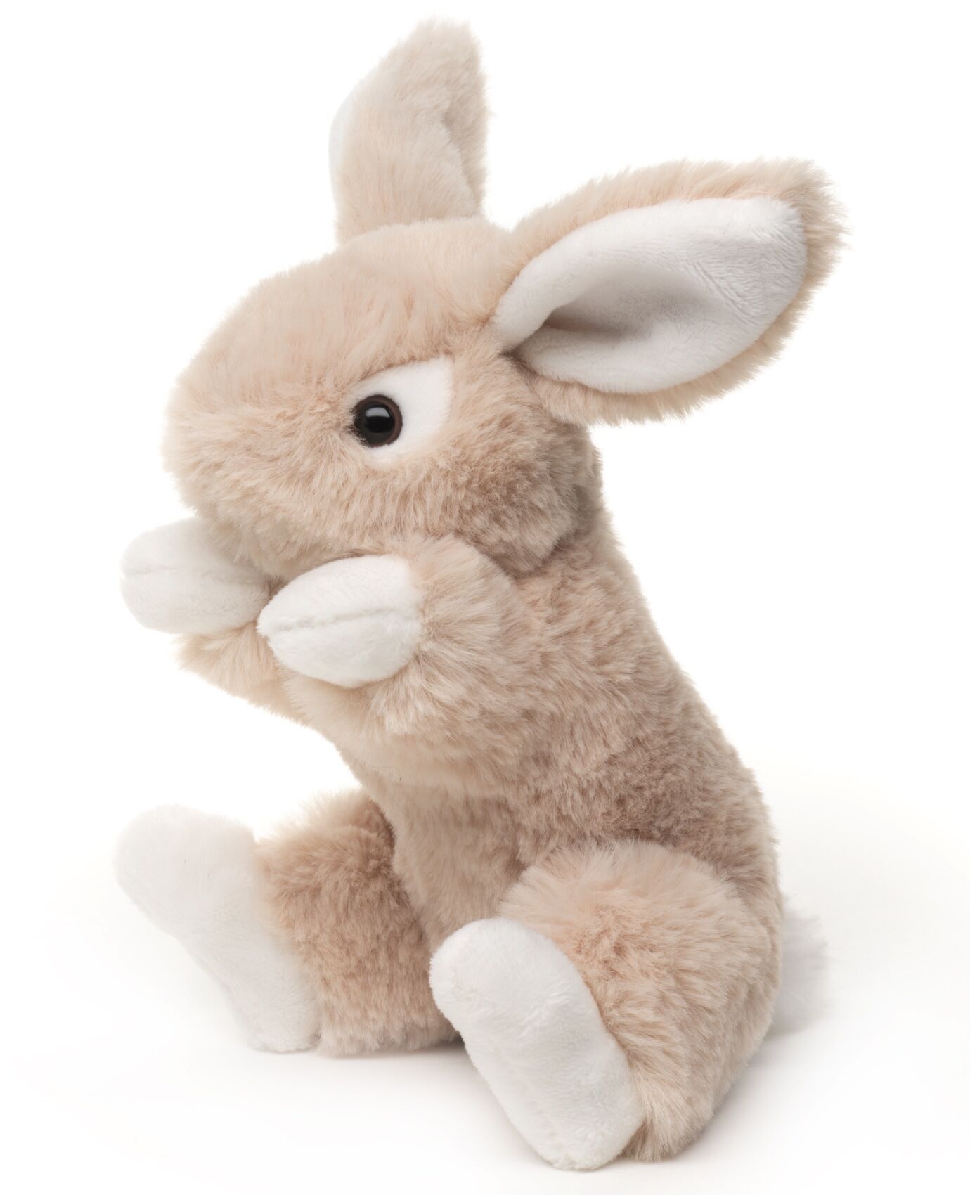 Hase mit Schlappohren (beige) - 15 cm (Höhe) - Keywords: Waldtier, Kaninchen, Plüsch, Plüschtier, Stofftier, Kuscheltier