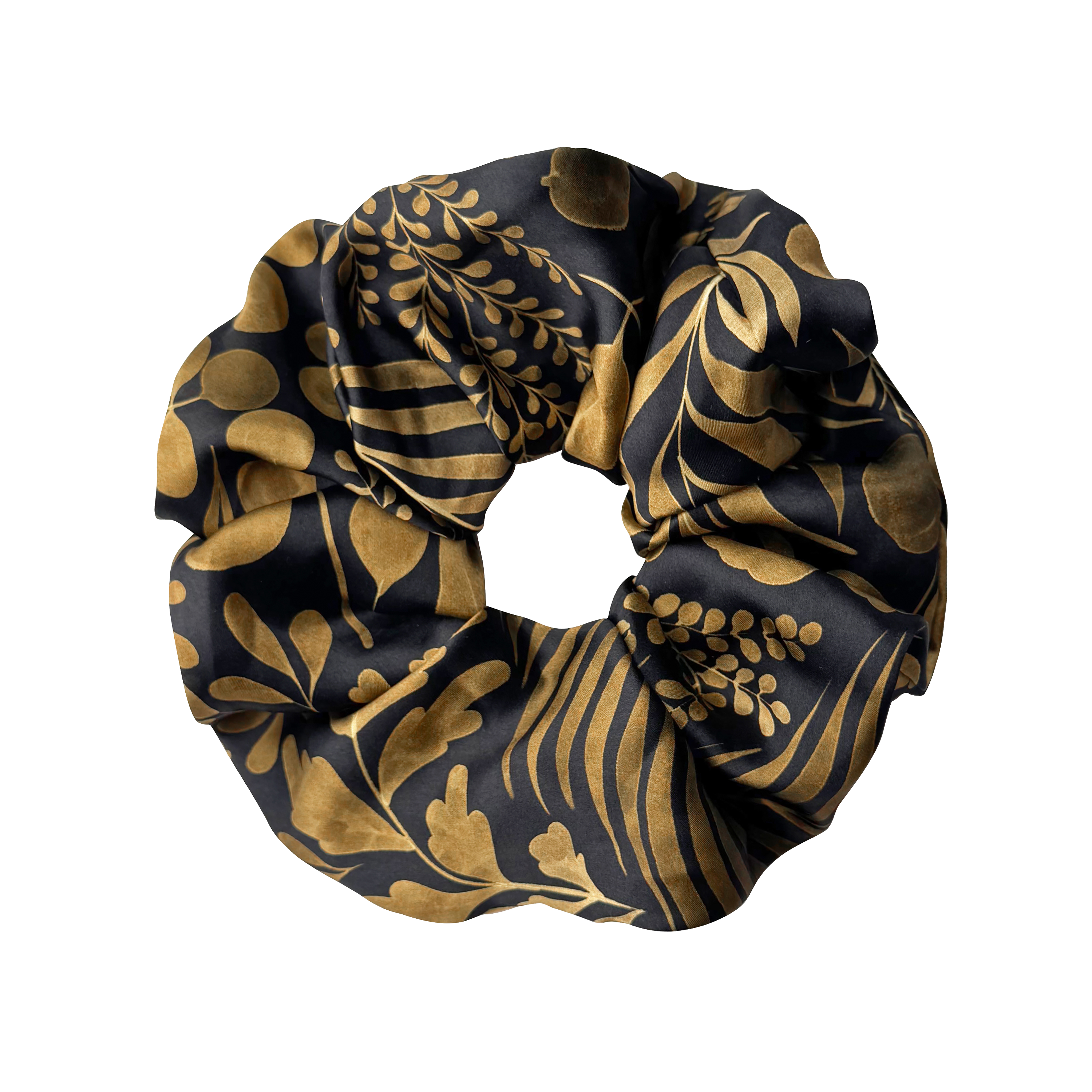 Chouchou en soie - Foglie d'oro