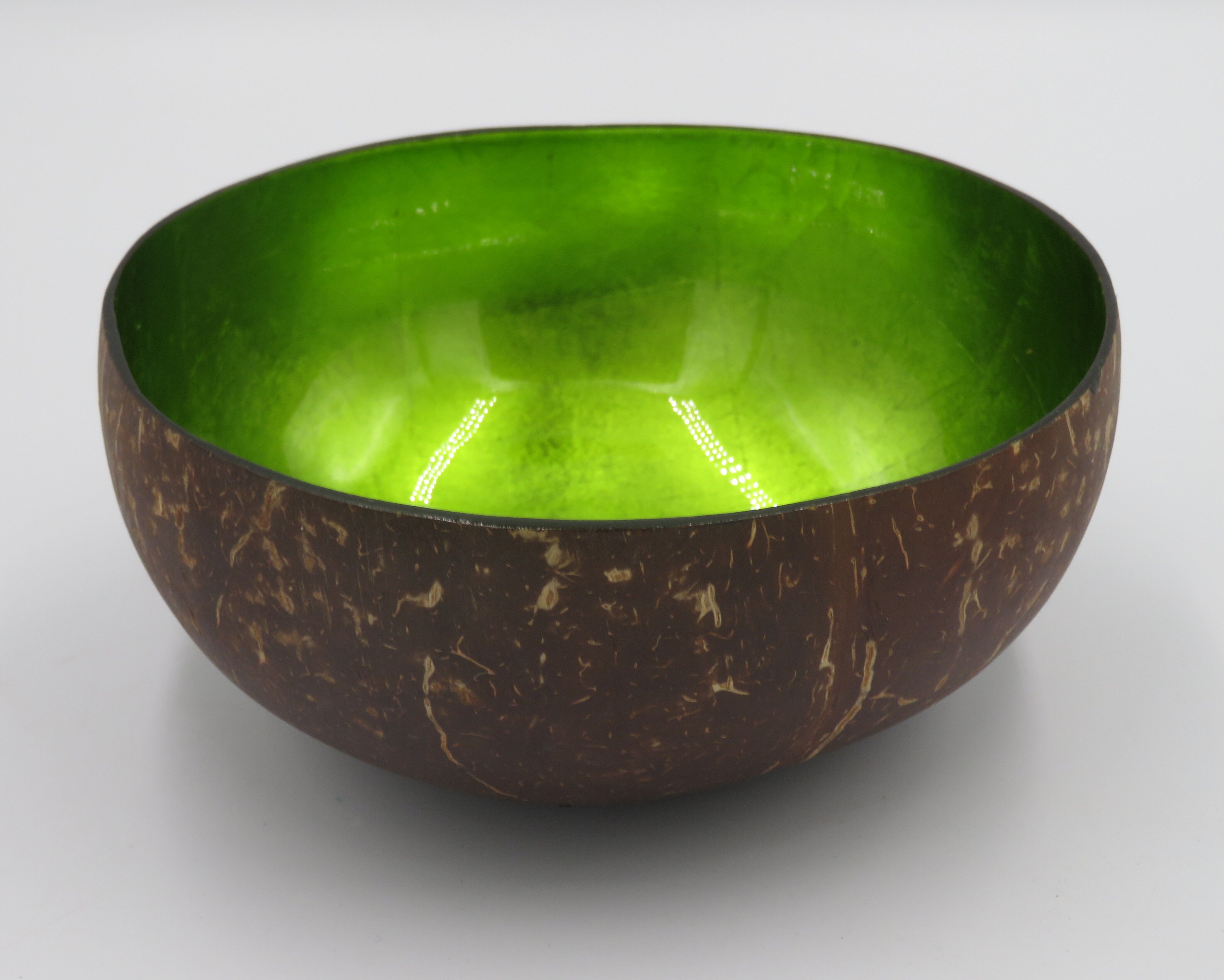 Green coconut bowl