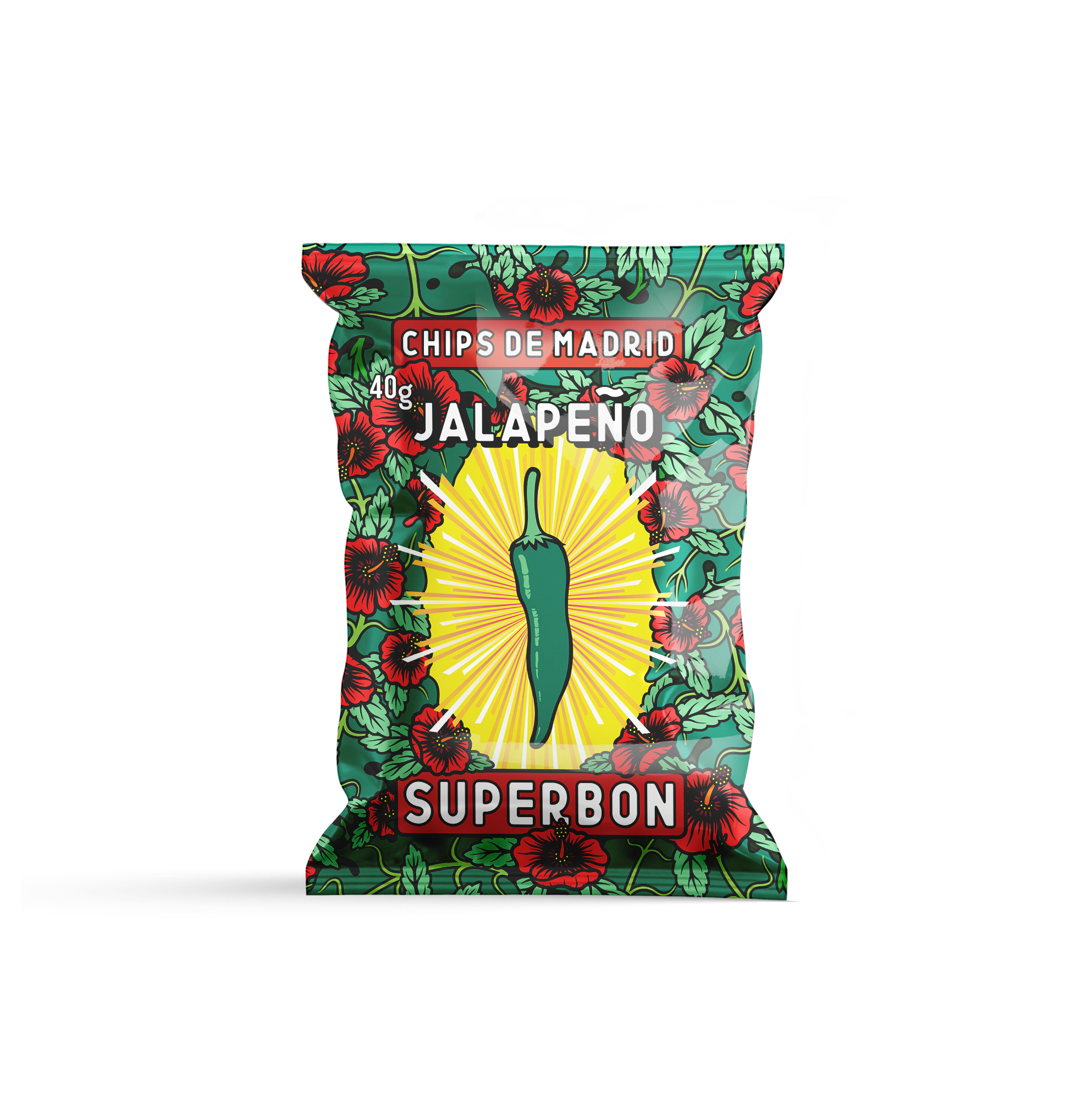 NUEVO - Chips de jalapeño 40g - Superbon