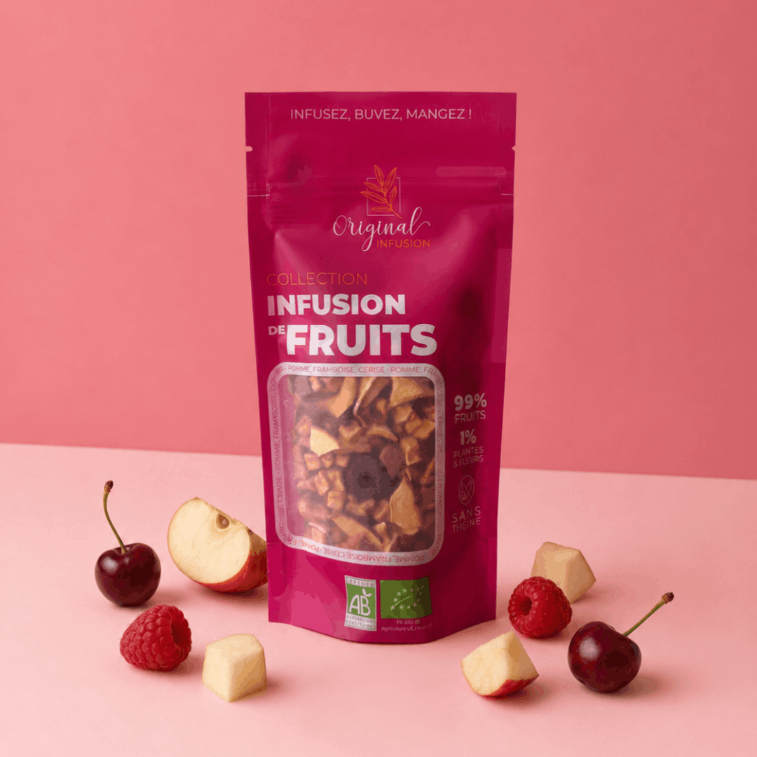 Organic apple, raspberry, and cherry infusion - 50g